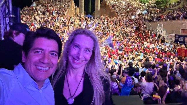 Gonzalo Roca y Karina Milei.&nbsp;