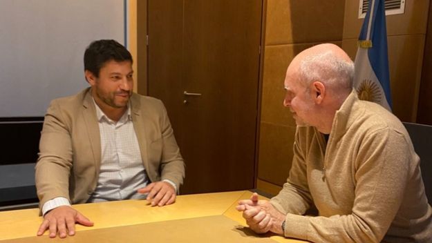 Antes de visitar Rosario, Larreta recibió a un diputado PRO aliado de Pullaro
