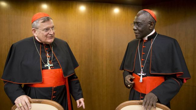 Raymond Burke y Robert Sarah, los cardenales críticos del papa Francisco