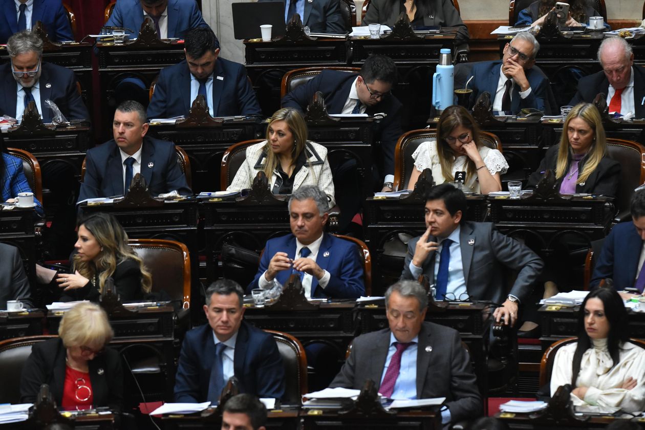 El bloque de La Libertad Avanza en Diputados.&nbsp;