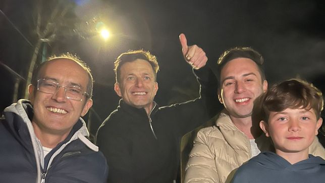 Marcos Pisano y Bali Bucca, de festejo en la Séptima sección&nbsp;