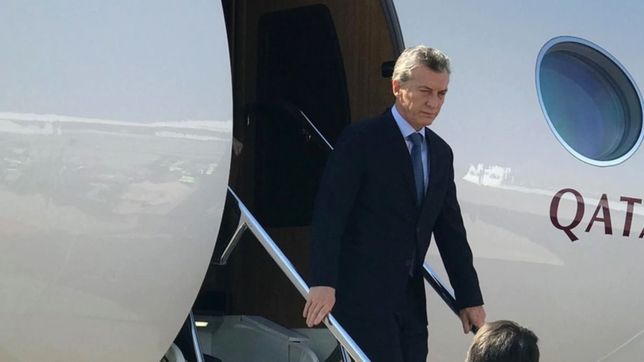 macri llego a sudafrica para participar de la cumbre de los brics