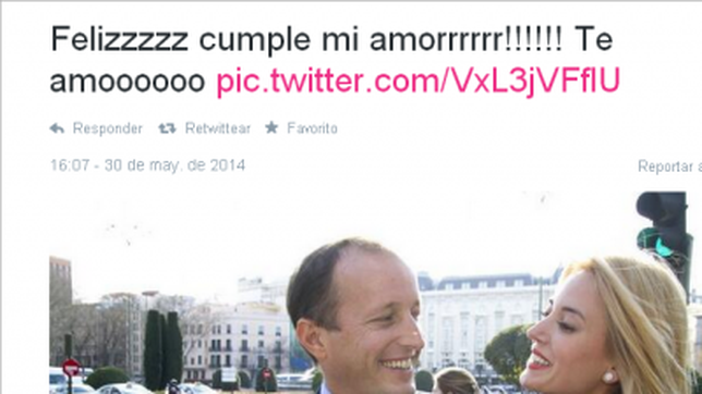 insaurralde, de cumpleanos, planifica su boda