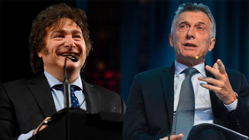 Javier Milei y Mauricio Macri