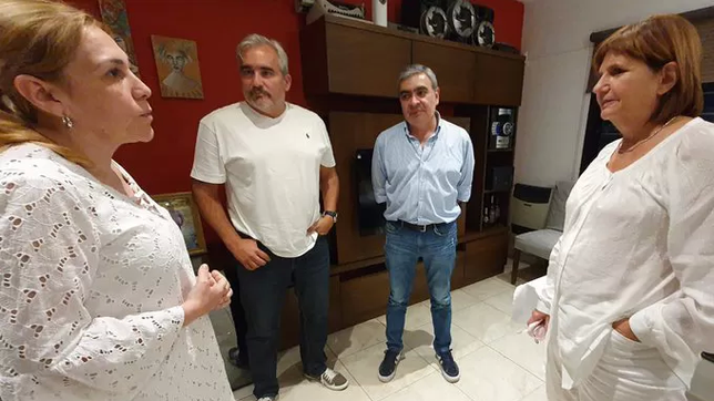 Patricia Bullrich y Pablo Walter buscan alinear al PRO con la candidatura a gobernador de Germán Alfaro