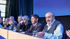 Axel Kicillof, gobernador de Buenos Aires, en La Falda, Córdoba