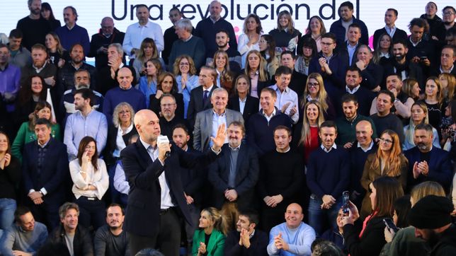 Horacio Rodríguez Larreta y Gerardo Morales tuvieron su primer acto junto en donde polarizaron con Patricia Bullrich.