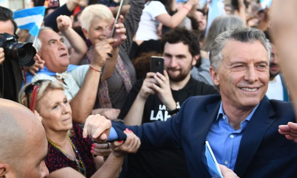 Macri en Obelisco