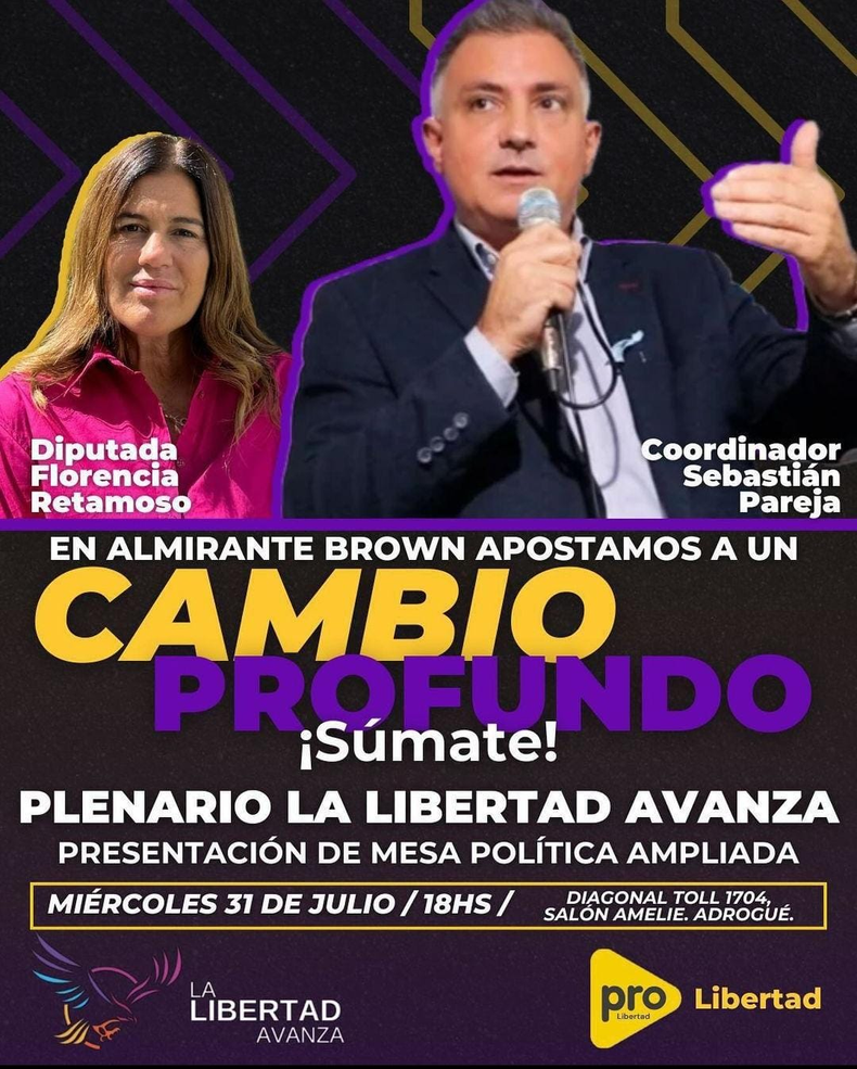 La Libertad Avanza y PRO Libertad arman su primera mesa política conjunta.