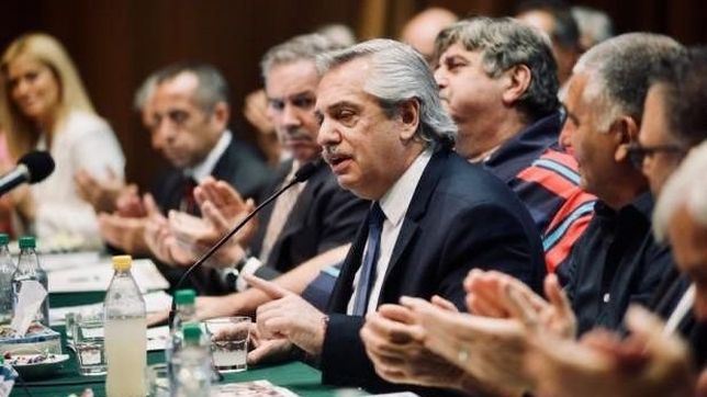 fernandez: ?todos tenemos que hacer un aporte y ceder algo?