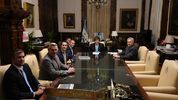 Javier Milei recibió a los accionistas de Vicuña Corp, la alianza entre BHP y Lundin Mining. La minería presiona para operar sobre los glaciares.&nbsp;