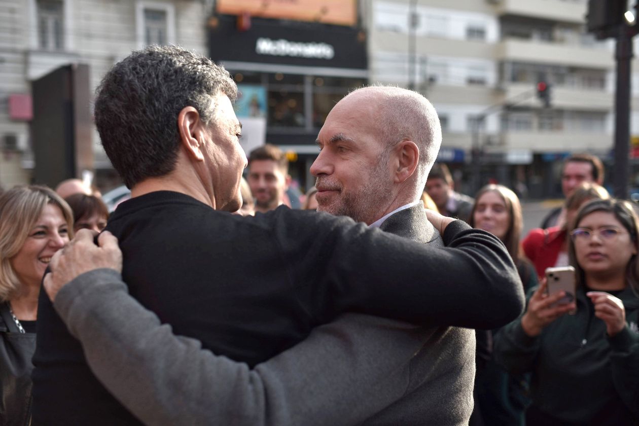 Horacio Rodríguez Larreta y Jorge Macri.&nbsp;
