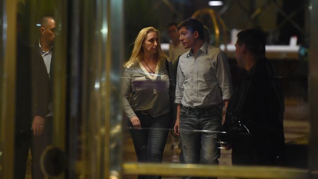 Karina Milei y Santiago Caputo.