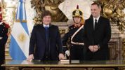 Javier Milei y Manuel Adorni. Javier Milei y Manuel Adorni.