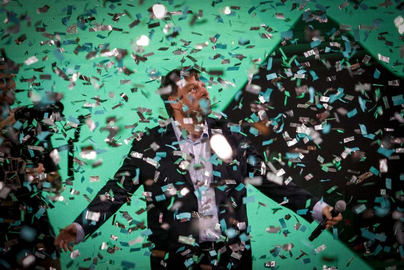 Cierre de campaña de Leandro Santoro.&nbsp;