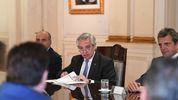El presidente Alberto Fernández y el ministro Sergio Massa revisan números de la Economía El presidente Alberto Fernández y el ministro Sergio Massa revisan números de la Economía