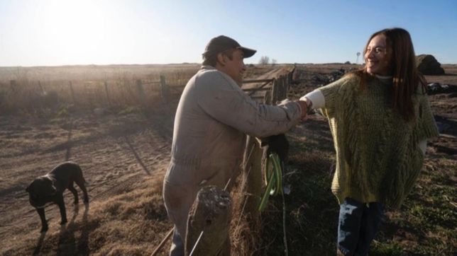 de visita en la pampa, vidal le pidio coherencia al gobierno