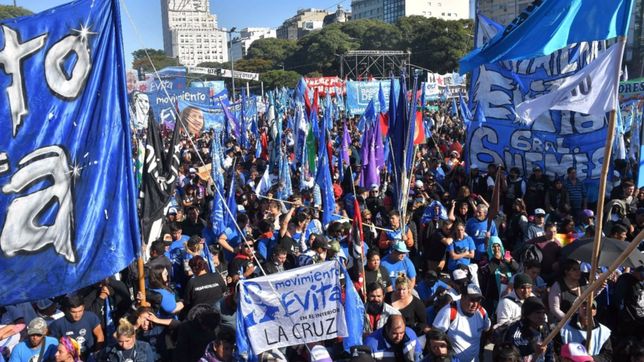 la otra marea: los movimientos apoyaron, reclamaron mas y llamaron a la unidad