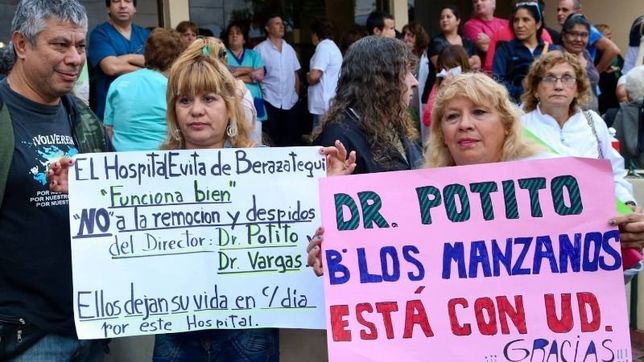 apuntan a zulma ortiz y a vidal por el despido del director del hospital de berazategui
