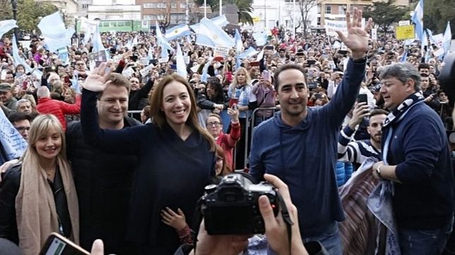 vidal tuvo su mini plaza del ¡si, se puede! y lloro, pero evito el balcon