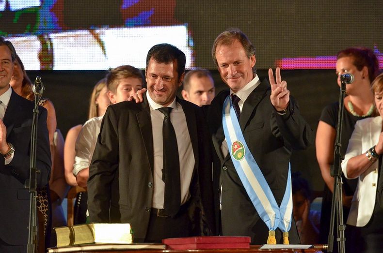 Edgardo Kueider y Gustavo Bordet.