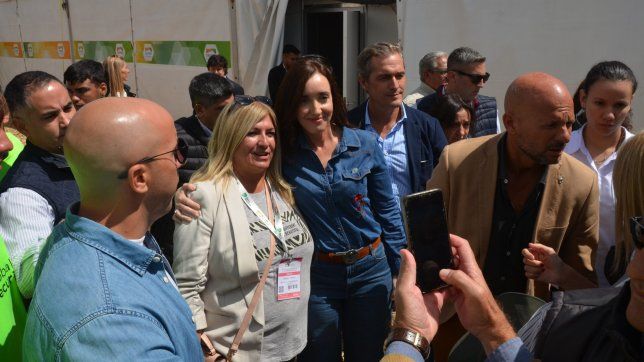 Victoria Villarruel en Expoagro 