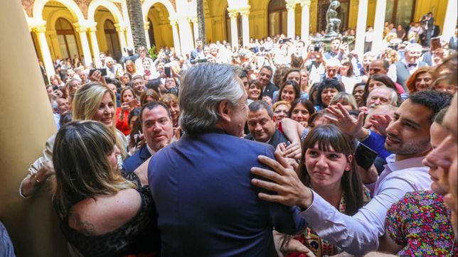 el pj de fernandez, con cfk y el espiritu del frente de todos menos massa