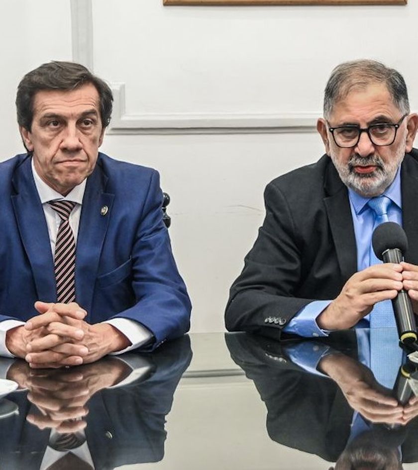 El gobernador de Jujuy Carlos Sadir con el intendente Raúl Chuli Jorge.