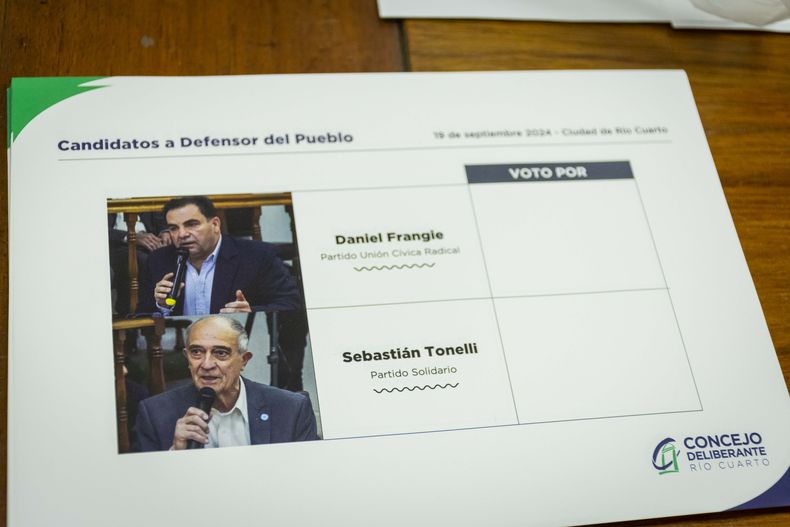 El Concejo Deliberante de R&iacute;o Cuarto eligi&oacute; entre dos postulantes al pr&oacute;ximo defensor del Pueblo.