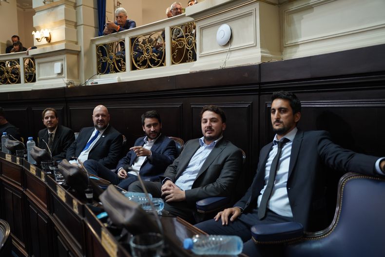 Los miembros del bloque La Libertad Avanza, que responden a Javier Milei.