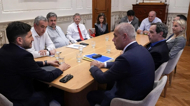 Encuentro. El Ejecutivo sentó en la mesa política a los camaristas rosarinos.&nbsp;