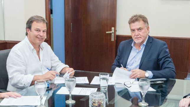 almirante brown: cascallares firmo con el gobierno nacional dos convenios para realizar obras