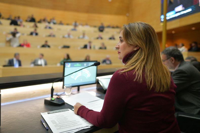 Myrian Prunotto, presidenta de la Legislatura de Córdoba