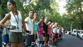 En La Plata hay calles exclusivas para patinar