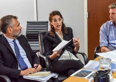 Reunión de Bielsa con inmobiliarias para la reactivación post cuarentena