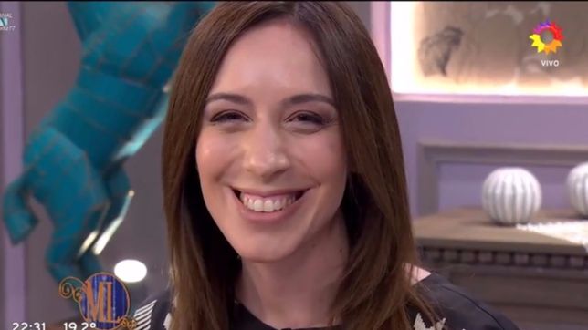 con su traje de candidata, vidal dedico el fin de semana a recorrer los medios