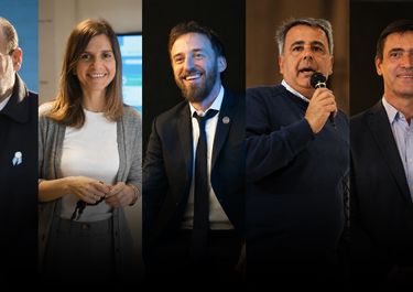 Formación del peronismo: Federico Susbielles (Bahía Blanca), Fernanda Raverta (Mar del Plata), Federico Otermín (Lomas de Zamora), Leandro Matilla (Zárate) y&nbsp;Rogelio Iparraguirre (Tandil).