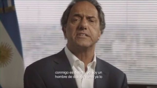 scioli, a fondo con el despegue: ?conmigo es distinto?