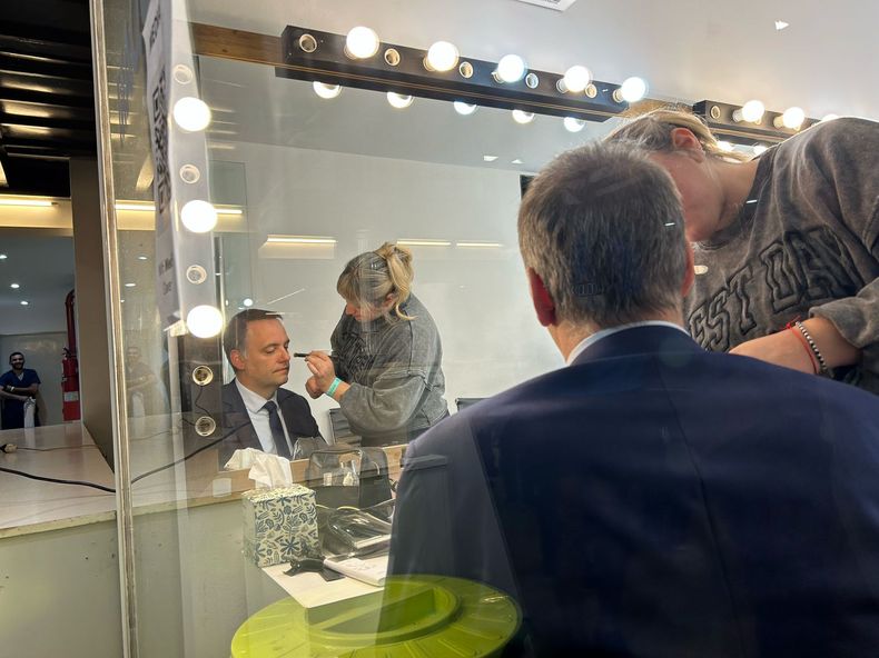 Manuel Adorni, en la previa al debate porteño