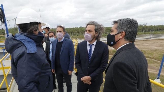 cafiero inauguro obras en el chaco y critico a macri por vacunarse en miami