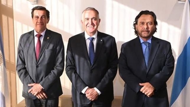 Los gobernadores de Jujuy, Carlos Sadir; de Tucumán, Osvaldo Jaldo; y de Salta, Gustavo Sáenz; elevaron el tono de sus reclamos al presidente Javier Milei.
