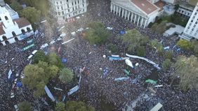 La marcha en defensa de las universidades de abril pasado La marcha en defensa de las universidades de abril pasado