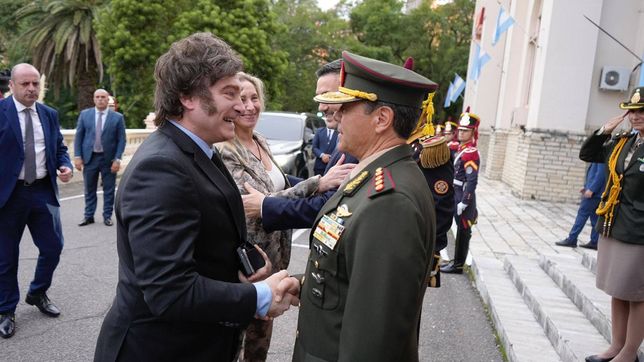 Javier Milei, Karina Milei y Carlos Presti