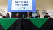 El Congreso del PJ de Entre Ríos, sesionando este sábado por la mañana en Paraná. El Congreso del PJ de Entre Ríos, sesionando este sábado por la mañana en Paraná.