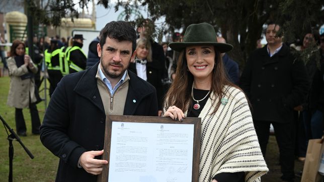 villarruel se mostro con el presidente de la ucr y pidio eliminar las retenciones