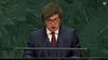 Javier Milei en la ONU.