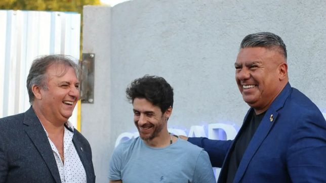 Alicio Dagatti y Claudio Chiqui Tapia, en un evento de AFA en Río Cuarto