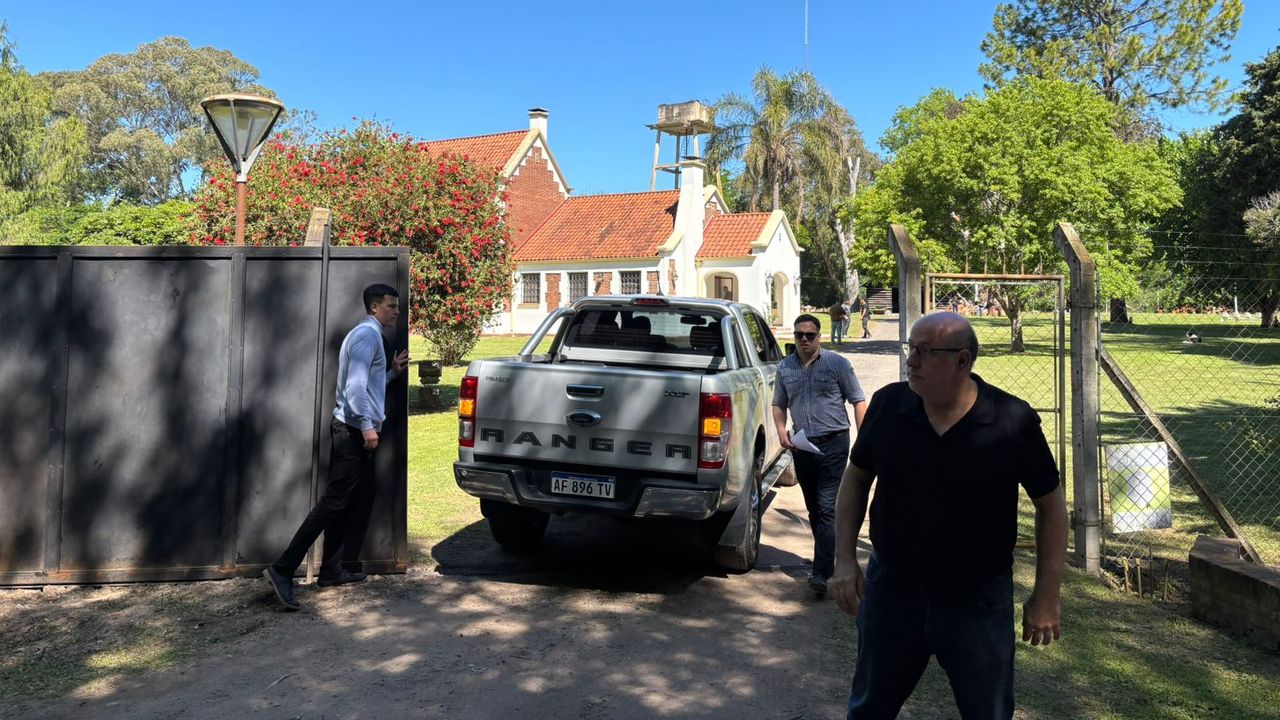 La Casona, del ministerio de Desarrollo Agrario, en el Parque Pereyra Iraola.