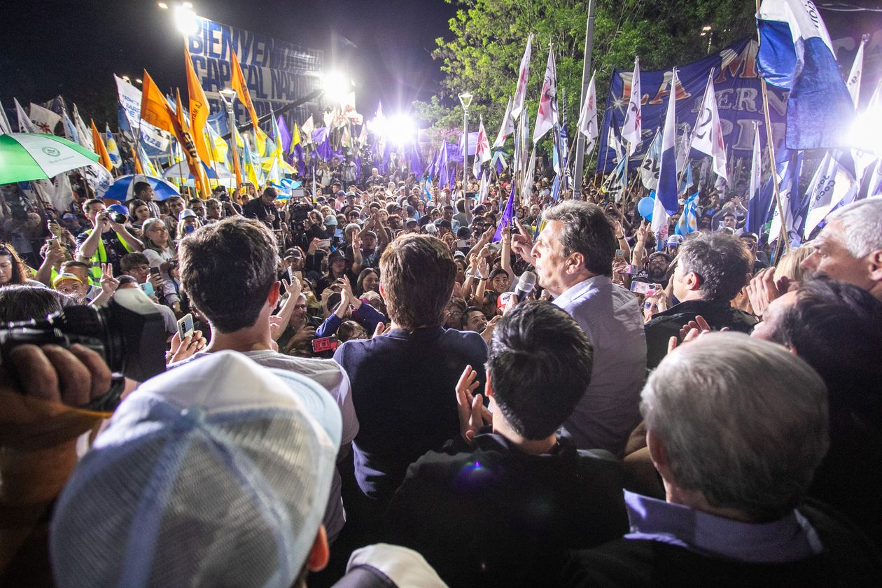Massa Kicillof caravana en La Matanza