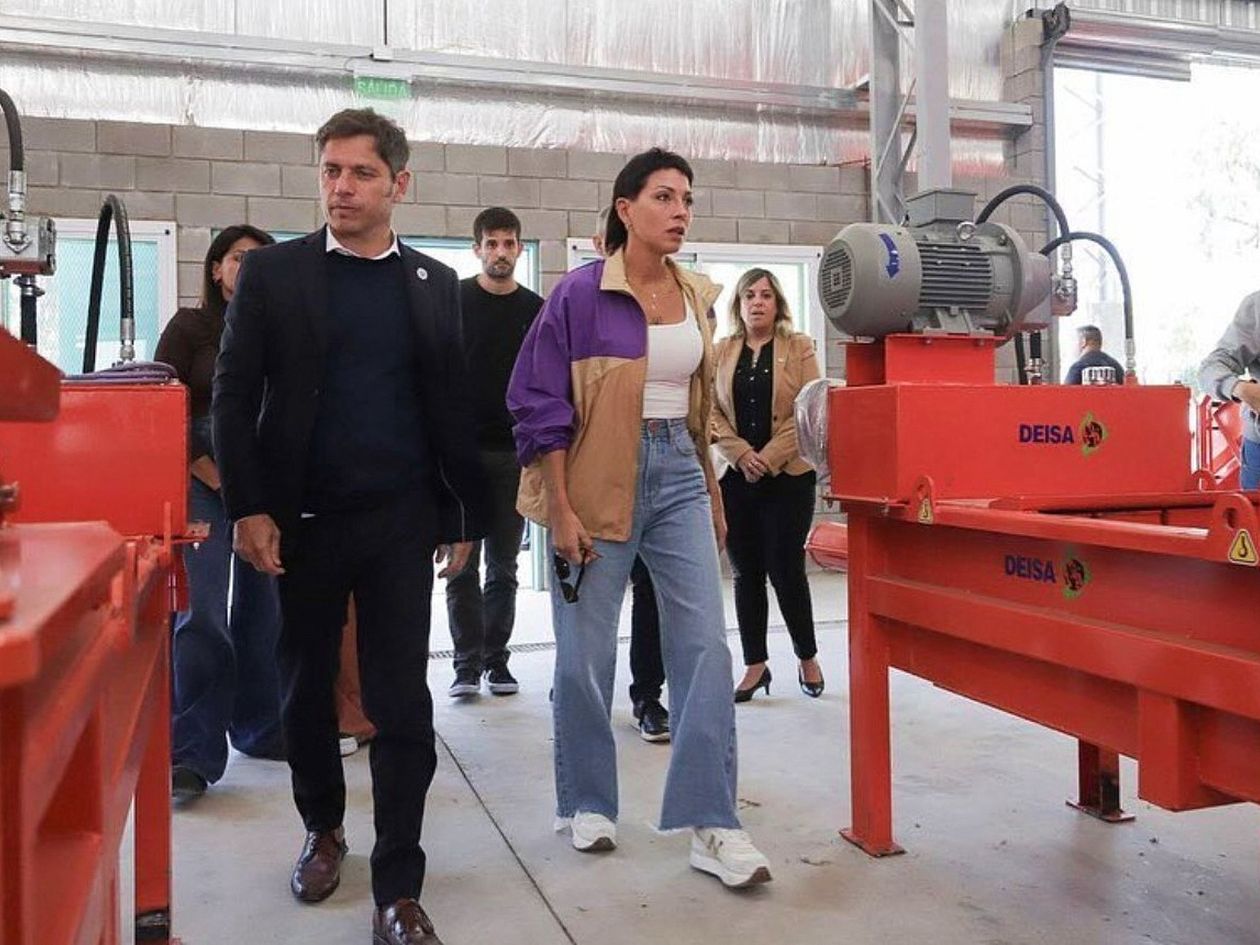 Axel Kicillof y Mayra Mendoza&nbsp;